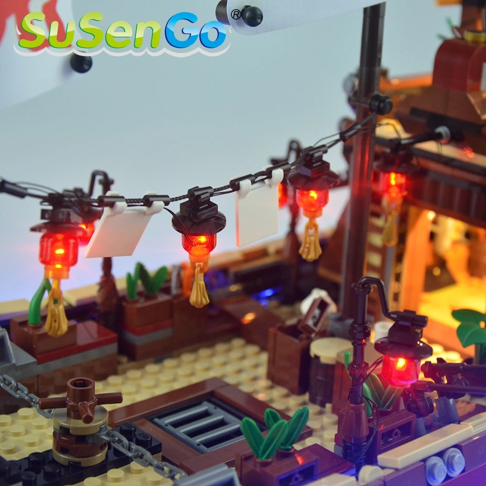 SuSenGo светодиодный светильник комплект для 70168 | Игрушки и хобби