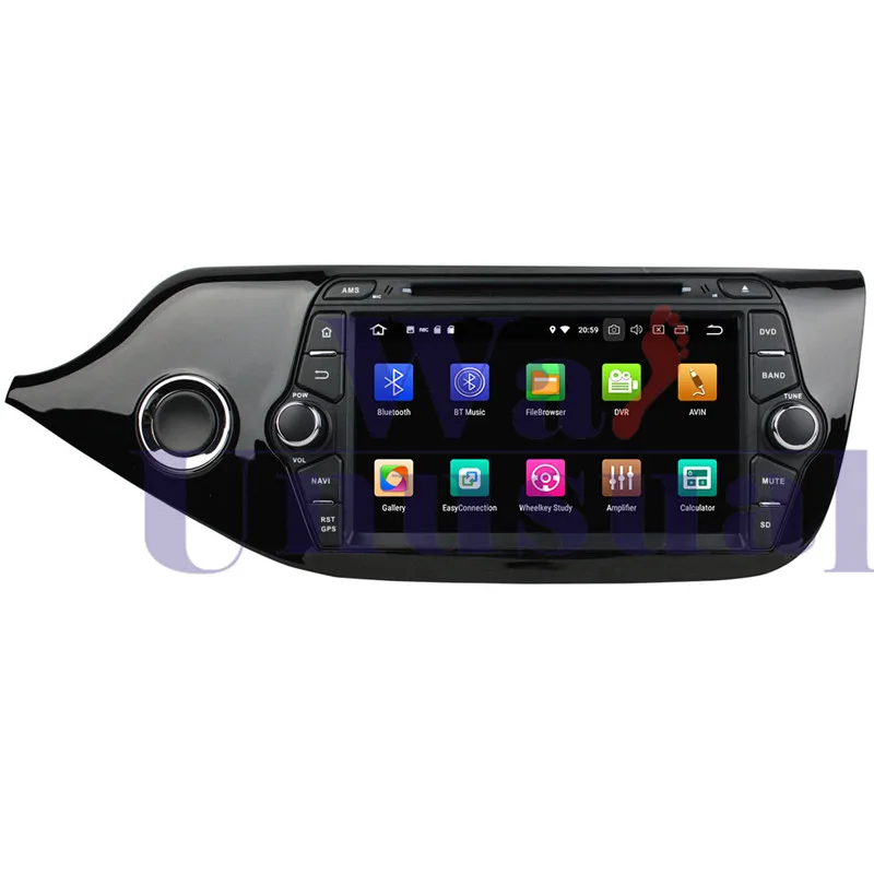 Wanuary 8 дюймов Восьмиядерный 64 ГБ 4 RAM Android 9 0 автомобильный DVD радио плеер для KIA CEED 2014