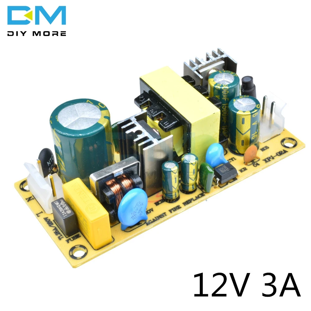 12V3A AC-DC 12V3A 24V1. 5A 36 Вт импульсный Питание модуль голой цепи 220V 12В/24В доска для замены ремонта - Цвет: 12V3A