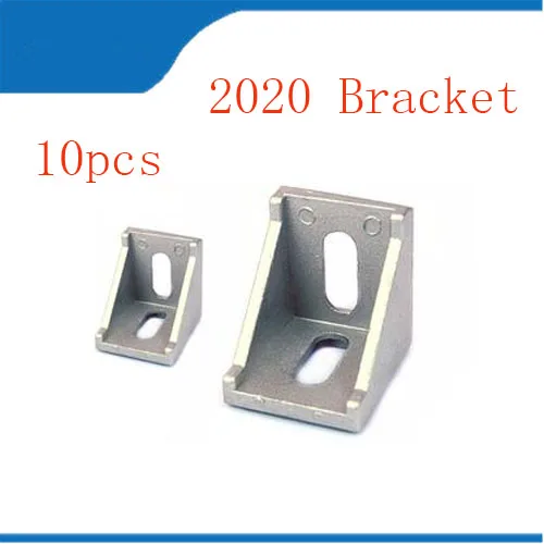Угловой Кронштейн для экструзии алюминиевого профиля 2020 или 10 шт. | Обустройство