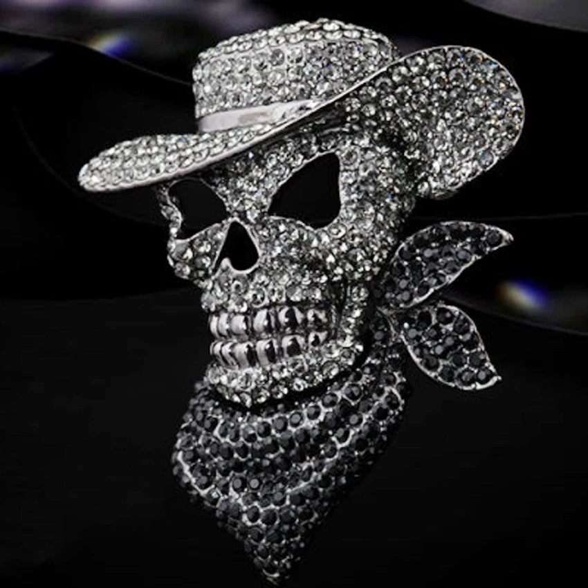 

3D DIY Diamond Embroidery Needlework Picture Of Rhinestone Pasted 3D Diamond Painting Cross Stitch Sir Skull Room Decor