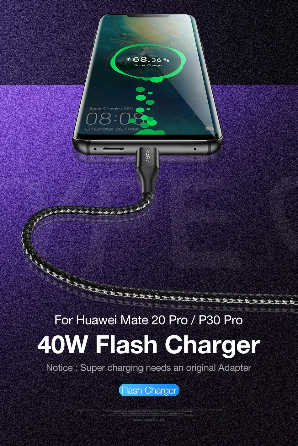 RAXFLY 5A usb type C кабель супер Зарядка для huawei P30 Pro mate 20 Pro 40 Вт Быстрая зарядка USB C зарядное устройство для samsung S10 Xiaomi 9