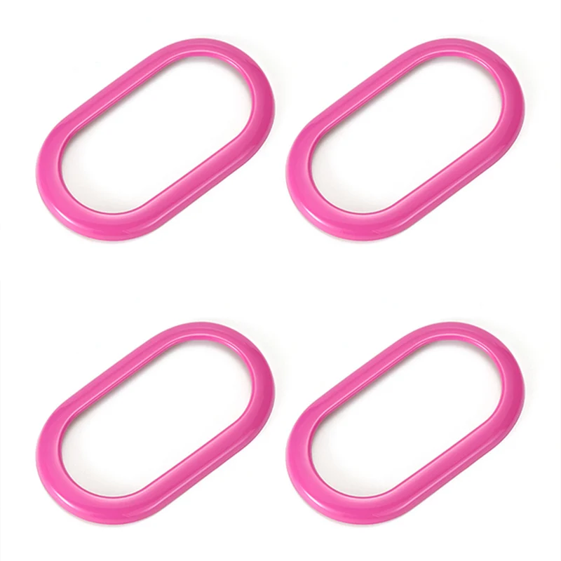 forfour-Pink 2 шт. ABS пластиковая внутренняя крышка дверного чаши для mercedes new Smart Fortwo ForFour 453 наклейки для автомобиля Стайлинг украшения аксессуары - Название цвета: forfour-Pink