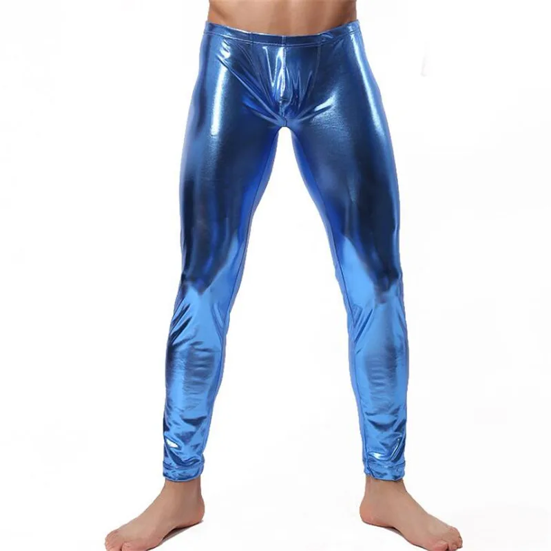 Новые мужские длинные брюки модные облегающие новые сексуальные обтягивающие из