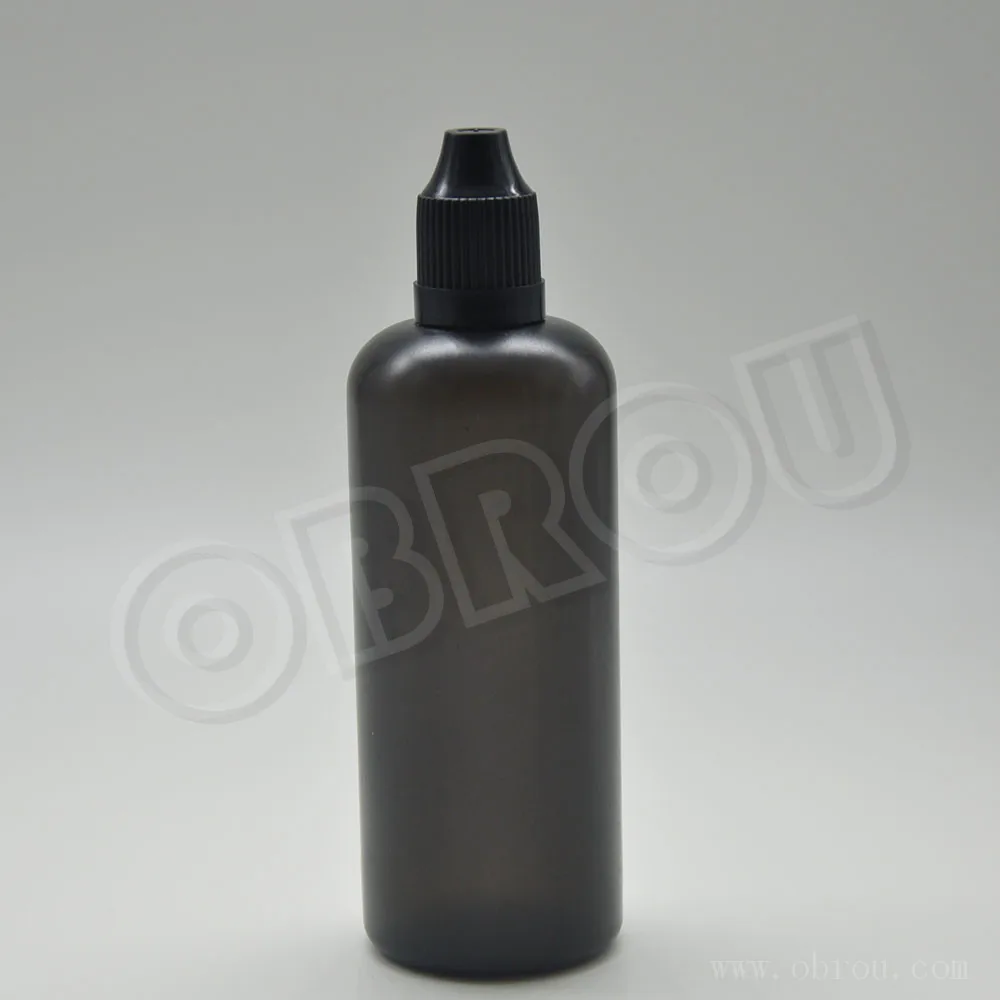 

100ml black /abmer PET plastic dropper bottles essential oil sample dropper bottle 2200pcs
