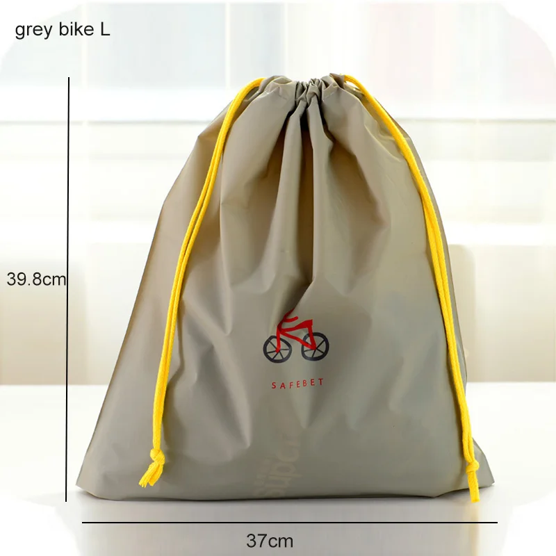 grey bike L Многофункциональный дорожный Органайзер, 1 шт., водонепроницаемые сумки для макияжа на шнурке, мультиразмерная косметичка для хранения, портативная косметичка для туалетных принадлежностей - Цвет: grey bike L