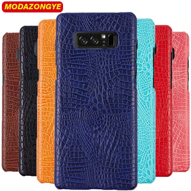 Для Samsung Galaxy Note8 чехол жесткий для телефона из искусственной кожи Note 8 N950F N950N N9500 N950U