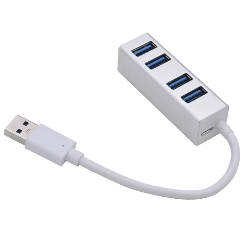 Высокоскоростной Алюминиевый USB концентратор BinFul usb хаб 3 0 4 порта интерфейс Micro
