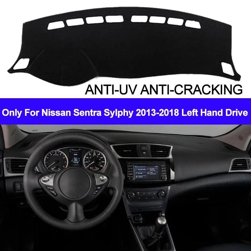 Крышка приборной панели автомобиля TAIJS для Nissan Sentra Sylphy 2013 2015 2016 2017 2018 приборная