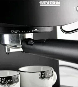 Cafeteira Electric Coffee makers cafe maker machine double use semi automatic powder black fashion 1100W steam design espresso | Бытовая