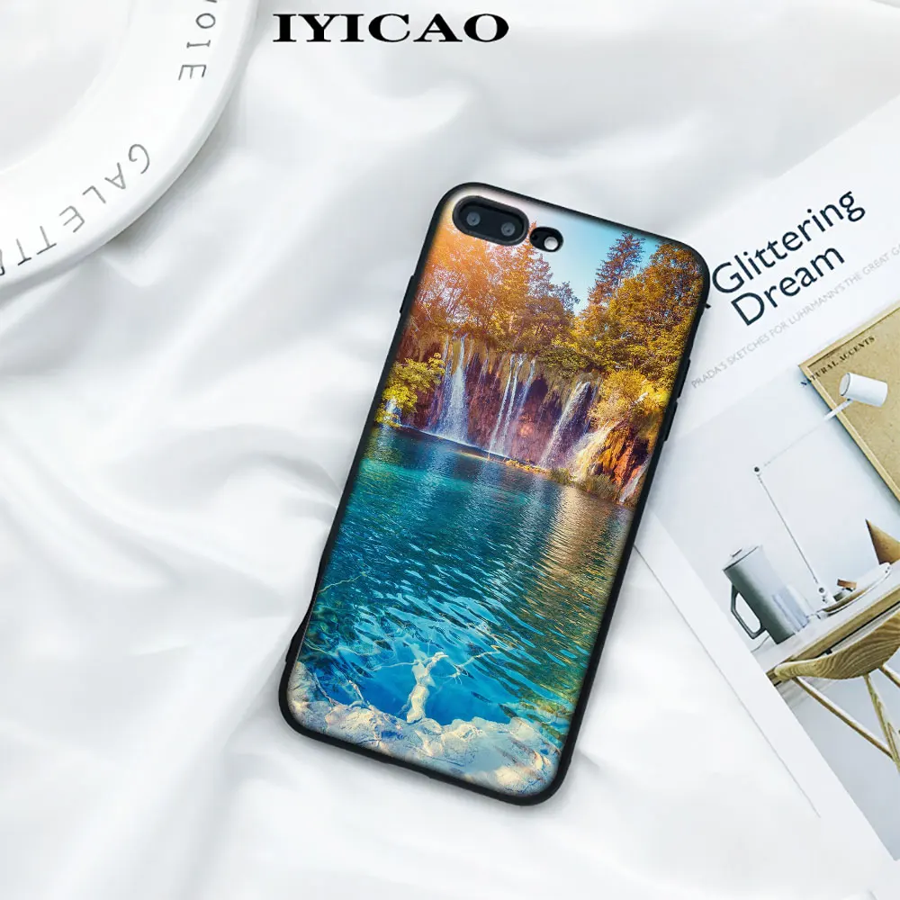 IYICAO Cat and dog pattern Soft Silicone Case for iPhone XS Max XR X 8 7 6 6S Plus 5 5s se |