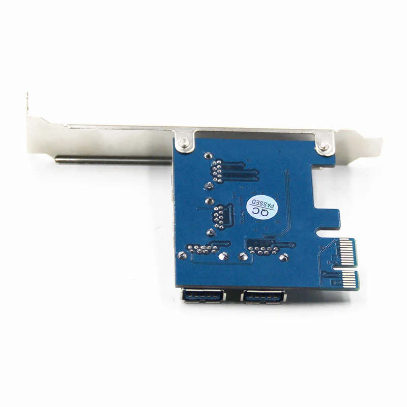 Райзер-карта PCI-E USB 3 0 PCIe-порт карта усиления PCI express PCIe от 1 до 4 для майнинга BTC