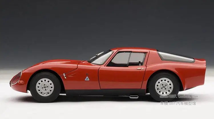 AUTOart 1:18 Alfa Romeo ALFA ROMEO TZ2 1965 модель автомобиля из сплава