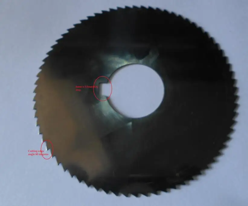 Solid carbide slitting cutte with angle of chamfer | Инструменты