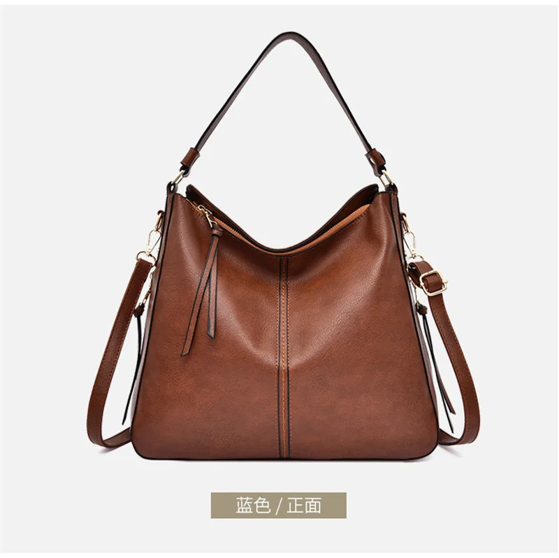 Large Hobos Bag Women Soft PU Leather Totes Bag Female Good Quality Handbag For Ladies Cross Body Shoulder Bag grand sac a main