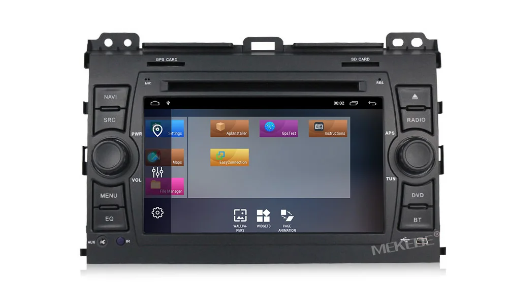 Новое поступление! Mekede android 9,1 Автомобильная Мультимедийная система для Toyota Prado 120 2004-2009 с 2 Гб+ 32 ГБ gps навигация радио плеер