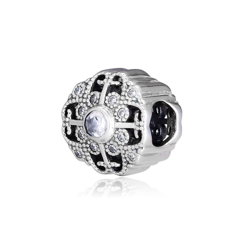 CKK Fit Pandora Браслеты сказочные Нежные цветы 925 оригинальные бусины из стерлингового серебра для бусина для изготовления украшений Kralen