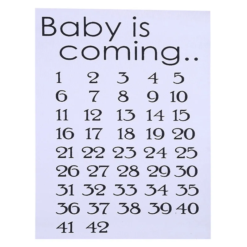 Baby Is Coming, Футболка для беременных, топы, заплатки, одежда для мамы, женская одежда с календарем и обратным отсчетом, нашивки для беременных - Цвет: WT