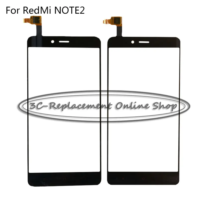 1 шт. Черный сенсорный экран дигитайзер для Xiaomi hongmi redmi red rice note 2 note2 дисплей +