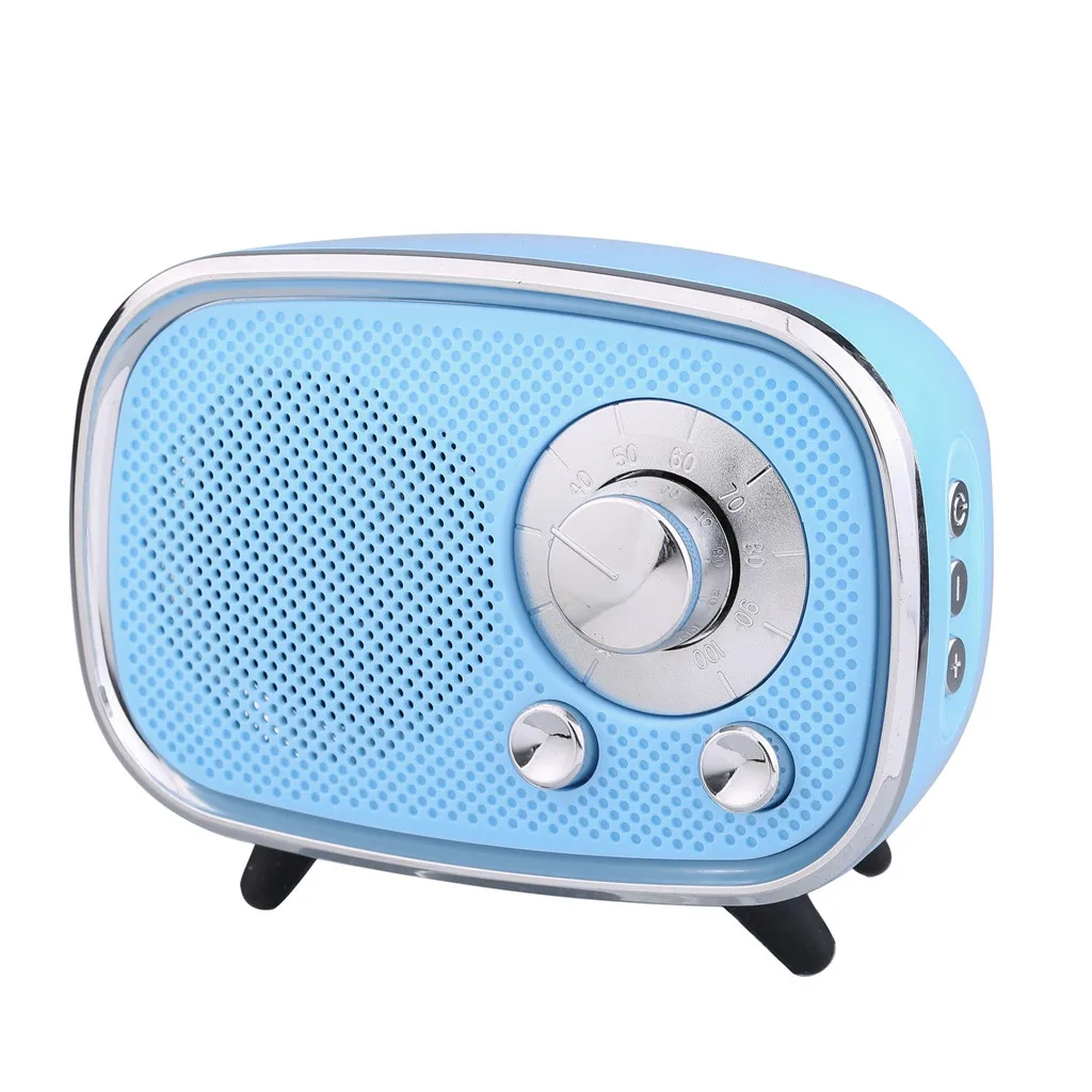 Портативный беспроводной мини-динамик USB радио Fm Bluetooth громкая связь поддержка