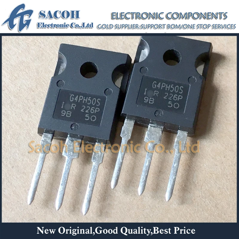 

Free Shipping 10Pcs IRG4PH50S G4PH50S IRG4PH50S-E G4PH50S-E TO-247 33A 1200V N-ch IGBT Transistor