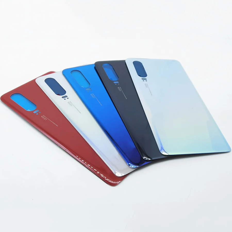 Стекло для huawei P30 задняя крышка батарейного отсека Дверь Корпус Замена Задняя крышка стекла с клейкой лентой
