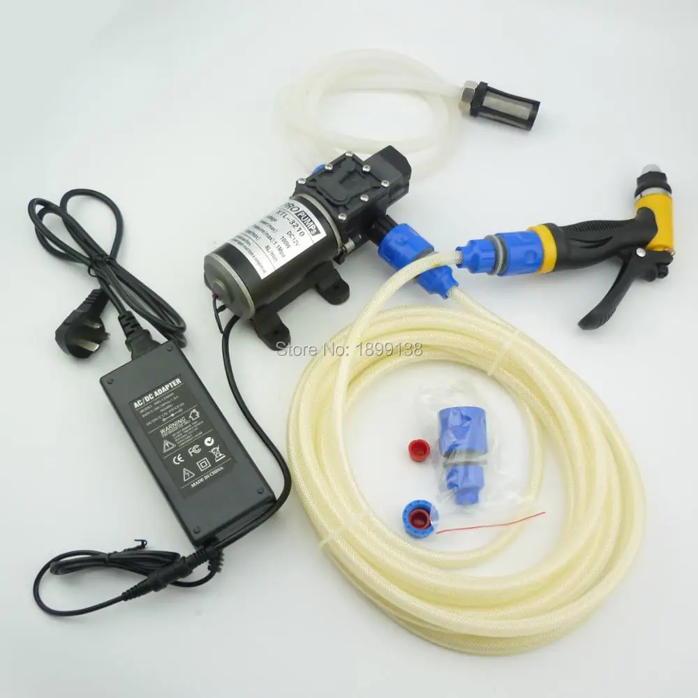 Pаспродажа Автоматическая мойка высокого давления, портативная мойка автомобиля 12 в 100 Вт, мойка автомобиля