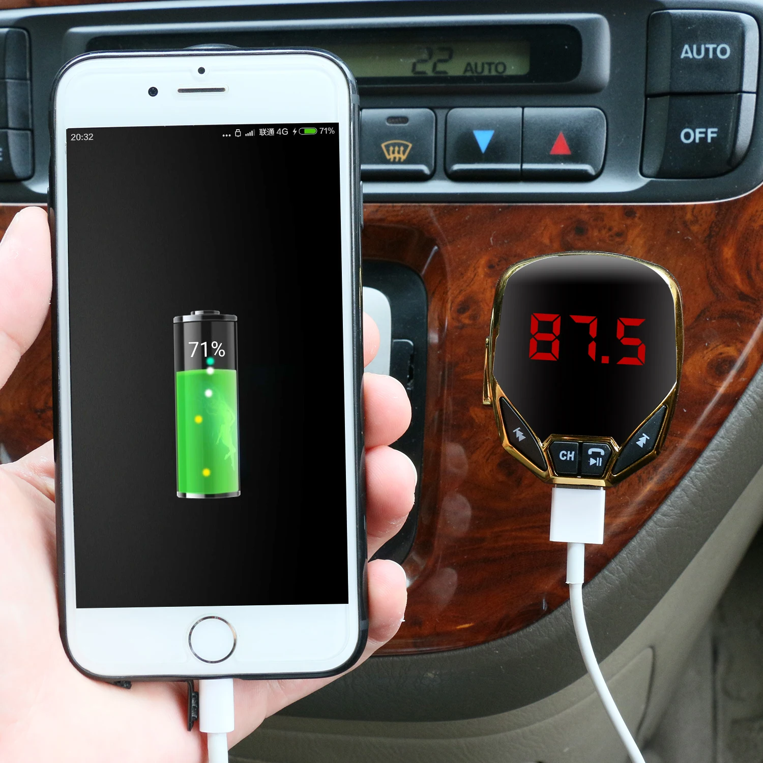 8 in1 авто автомобильный комплект MP3 плеер Беспроводной fm передатчик модулятор с USB