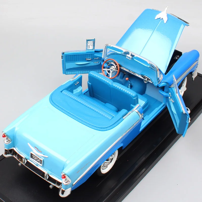 1:18, Роскошная большая дорога, подпись, 1956, Шевроле Бель, воздух, трансформер, chevy BELAIR, литье под давлением, автомобильный масштаб, Металлический Игрушечный Автомобиль, авто моделирование
