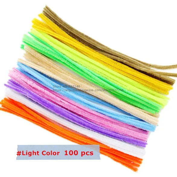 BS55-Light Color-100 1 1,5 2 2,5 3 см большой средний маленький цветной шерстяной шар для мальчиков и девочек Игрушки для детского сада ручной работы материалы плюшевая палочка помпоны BS94 - Цвет: BS55-Light Color-100