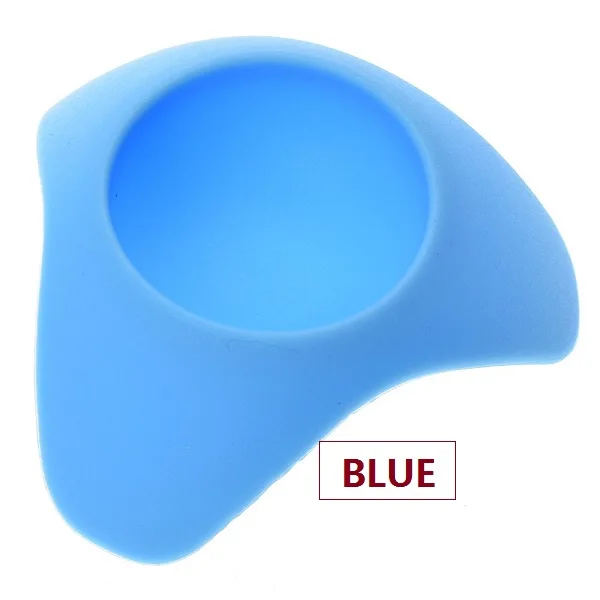 blue Держатели для яиц силиконовые вареные держатели для яиц подставки без поддержки красочные яичные браконьерки кухонная утварь* NF - Цвет: blue