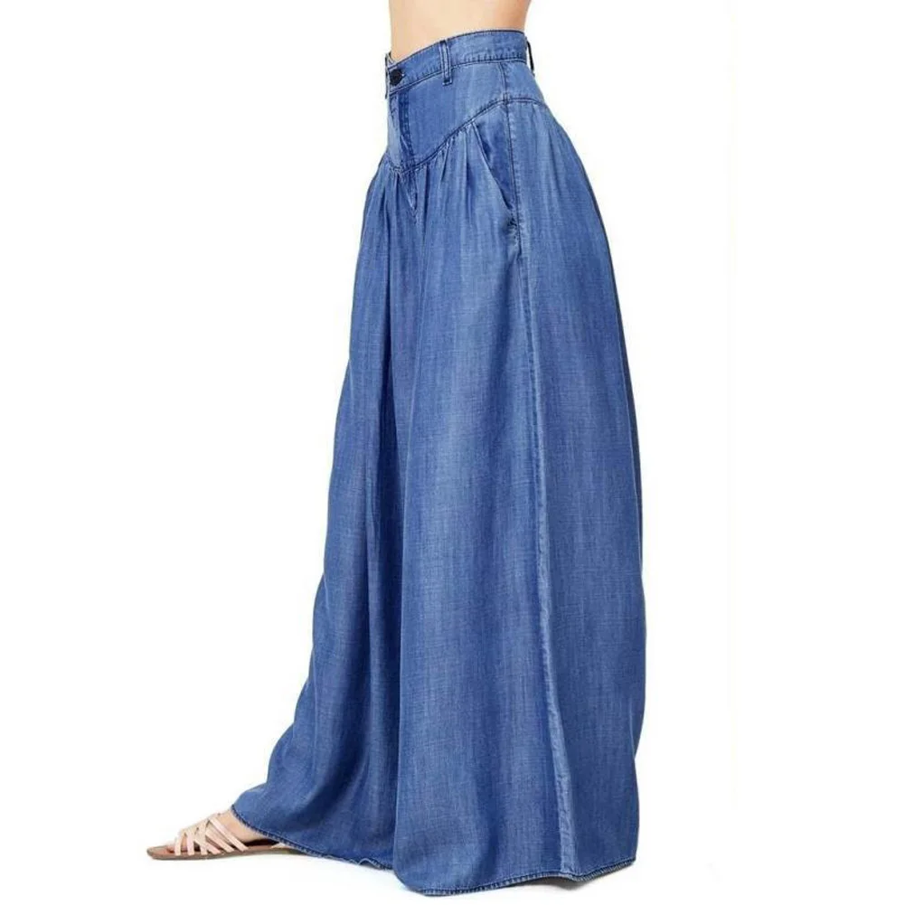 YJSFG дом 2018 новые женские Модные Брюки Офисные свободные стрейч Высокая талия