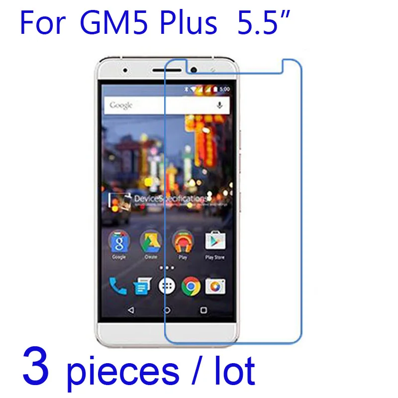 3 шт./лот для общего мобильного телефона GM 4G 6/GM5 Plus/GM6 защитные пленки экрана