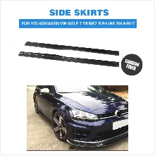 Углеродного волокна/FRP передний бампер спойлер для Volkswagen VW Golf 7 R только автомобильный передний бампер для губ разветвители