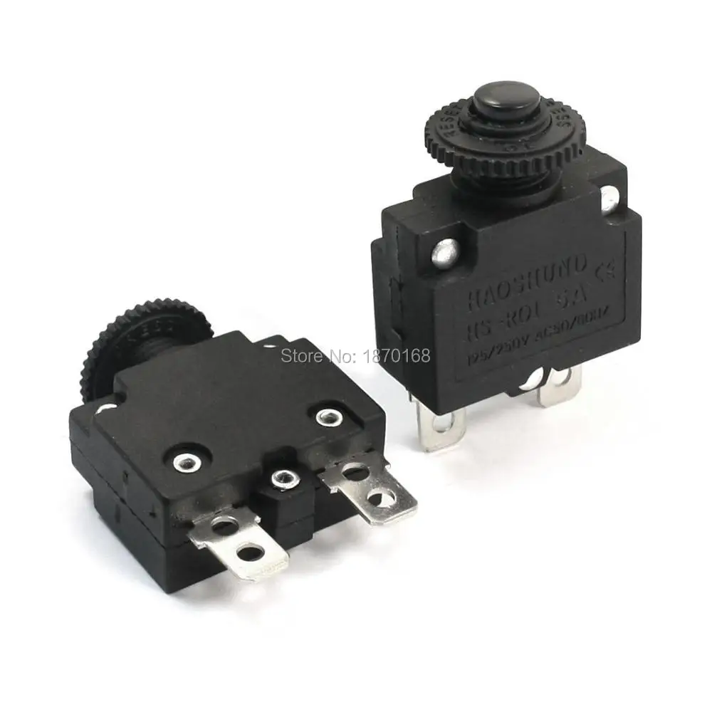 2 шт./лот HS R01 5A 10A 15A 20A AC 125/250V автоматический выключатель воздушного компрессора