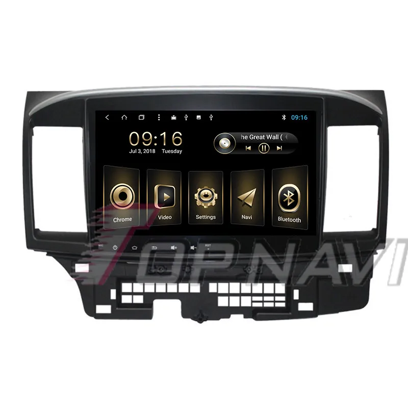 Автомобильные 2 Din плееры для Mitsubishi Lancer EX 2010 2011 2012 2013 2014 2015 2016 Android 8 1 10 ''Topnavi