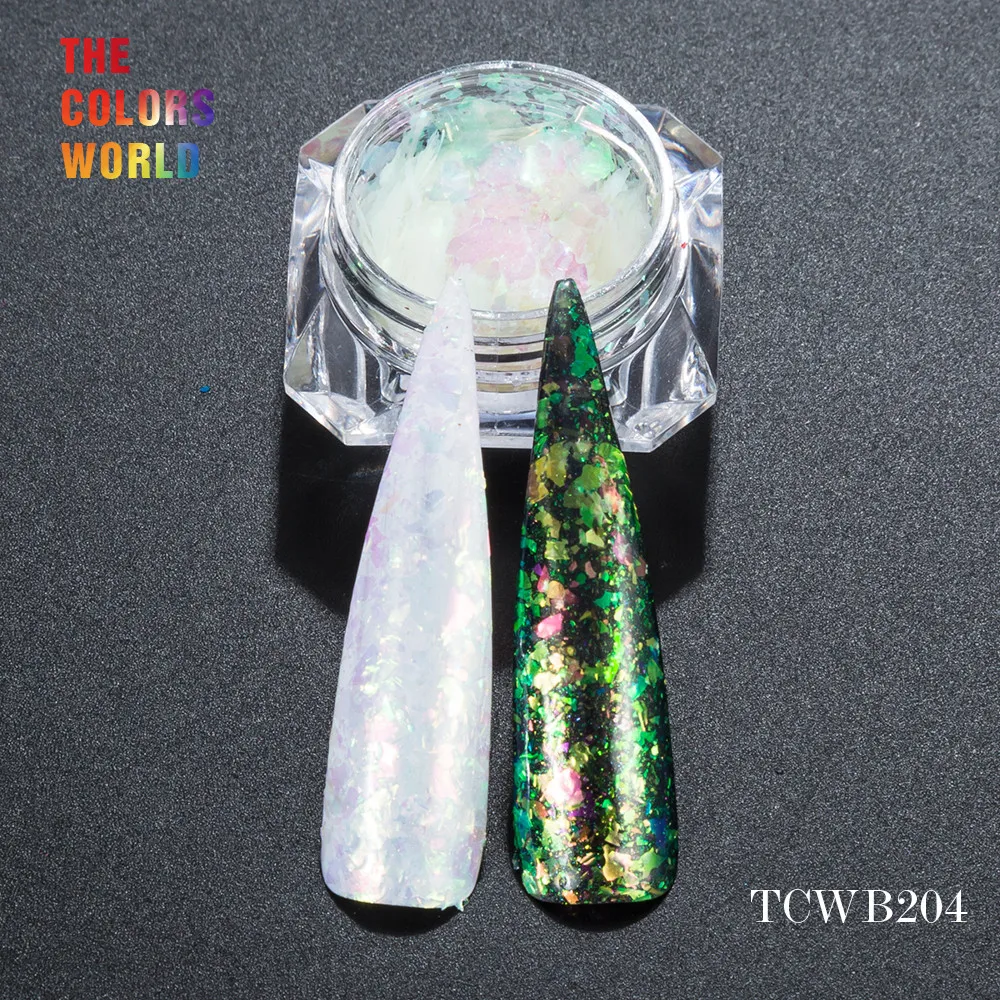

Хлопья с волшебным эффектом TCWB204 хлопья хамелеон, хамелеон большого размера для ногтевого дизайна и других декоративных элементов