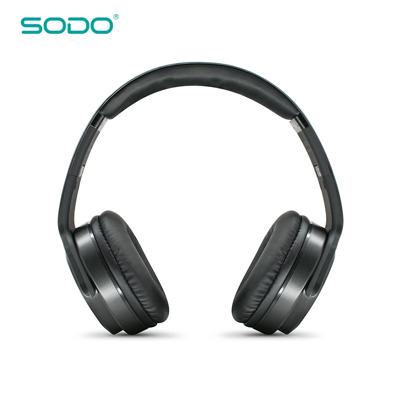 SODO MH3 NFC 2в1 Twist-out Bluetooth Динамик Наушники Беспроводная гарнитура над ухом спортивные Волшебные беспроводные наушники - Цвет: Черный