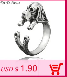 Fei Ye лапы, винтажная Длинная цепочка из нержавеющей стали, Papillon, собачий Шарм, макси-ожерелье с подвеской для женщин, мужчин, ювелирное изделие, чокер, подарок для домашних животных