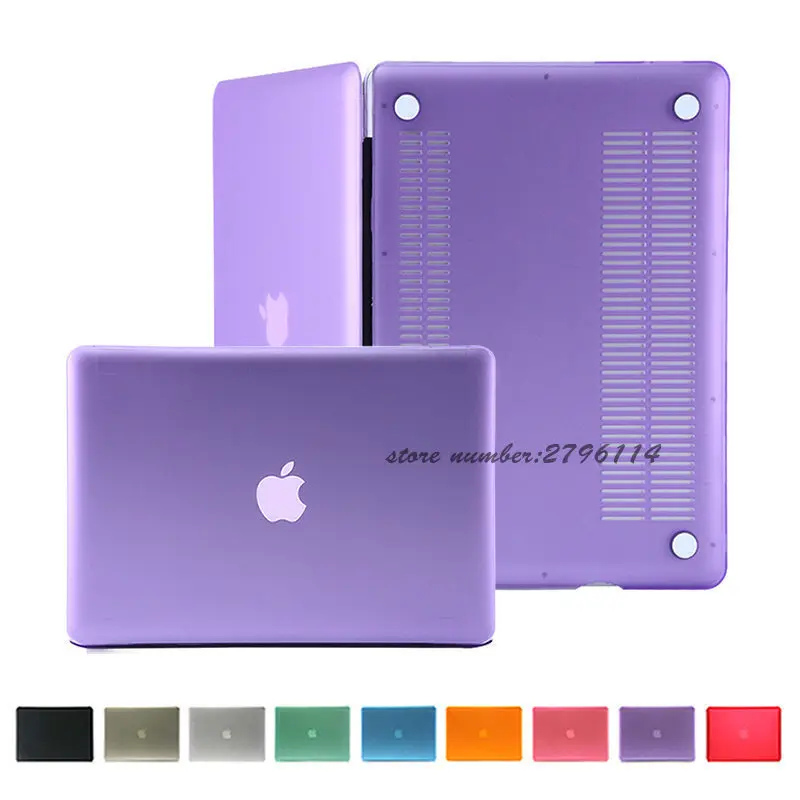 Прозрачный матовый Жесткий Чехол для Apple Macbook Air Pro retina 11 12 13 15 чехлы ноутбуков Mac Book