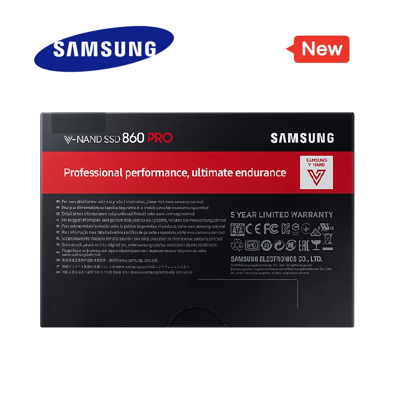 SAMSUNG SSD 860 PRO 256 ГБ 512 1 ТБ Внутренний твердотельный диск SATAIII SATA3 2 5 дюймов ноутбука