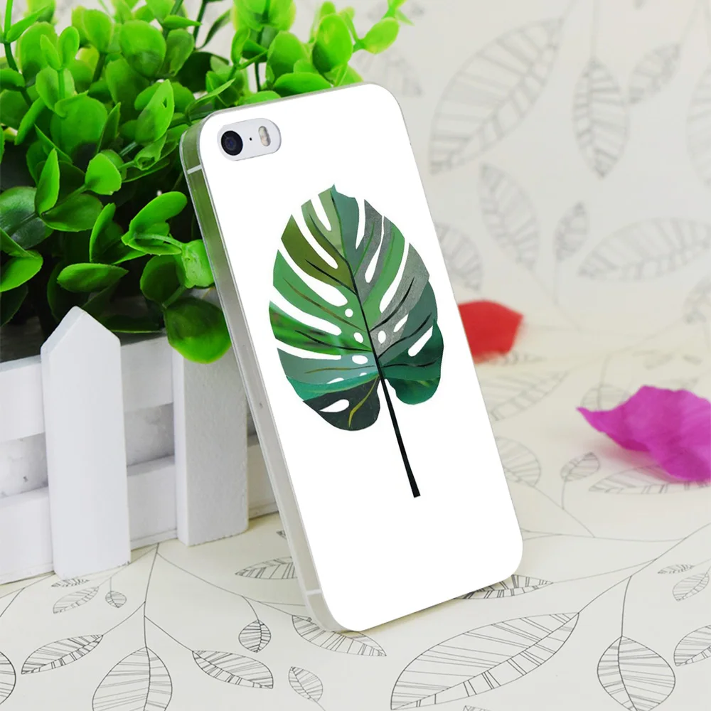 C0541 Monstera Transparent Hard Thin Case Skin Cover For Apple IPhone 4 4S 4G 5 5G 5S SE 5C 6 6S Plus |