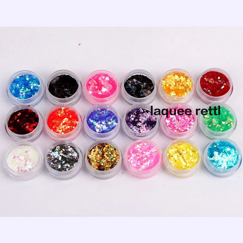 12 цветов украшения для ногтей ромбовидные Блестки Блестящий 3D инструмент