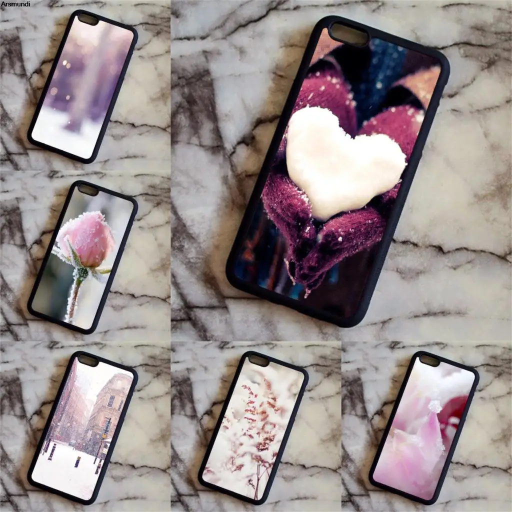 Arsmundi мир снега Бесплатная доставка Дешевые чехлы для телефона iPhone 4S 5C 5S 6 6S 7 8 Plus X