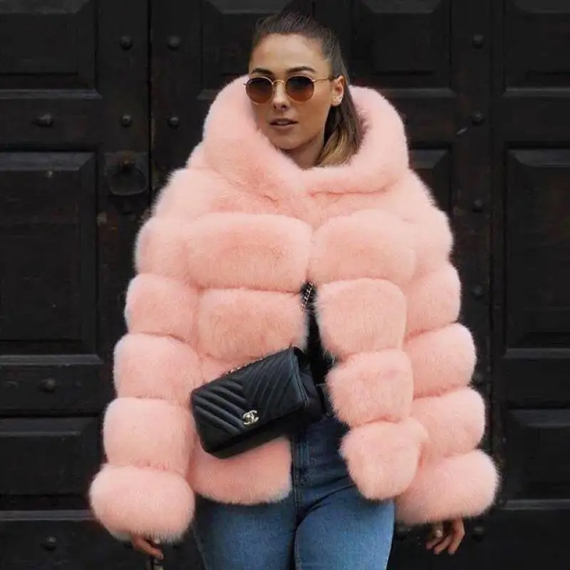 Manteau fausse fourrure, женское меховое пальто,, осенняя и зимняя мода, имитация кроличьего меха, пальто, женские цветные меховые пальто