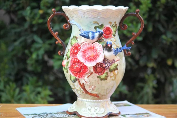 Керамическая креативная ваза с цветами из рододендрона горшок для домашнего