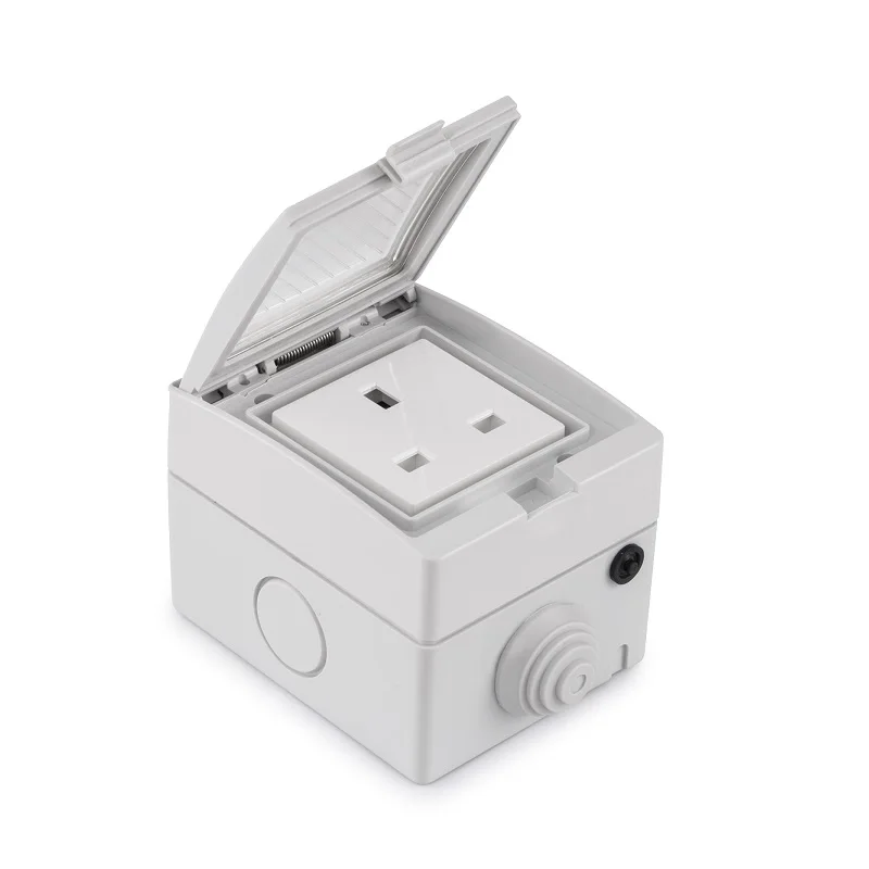 UK smart socket Wifi умная настенная розетка US UK Plug IP55 Водонепроницаемый Открытый пыленепроницаемый Ewelink приложение дистанционное управление IFTTT электрическая розетка - Тип: UK smart socket