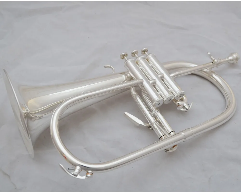 Музыка Fancier клуб Профессиональный flugelhorn 183 золотой лак с чехол для профессиональных flugelhorn s Bb желтый Латунный Колокольчик
