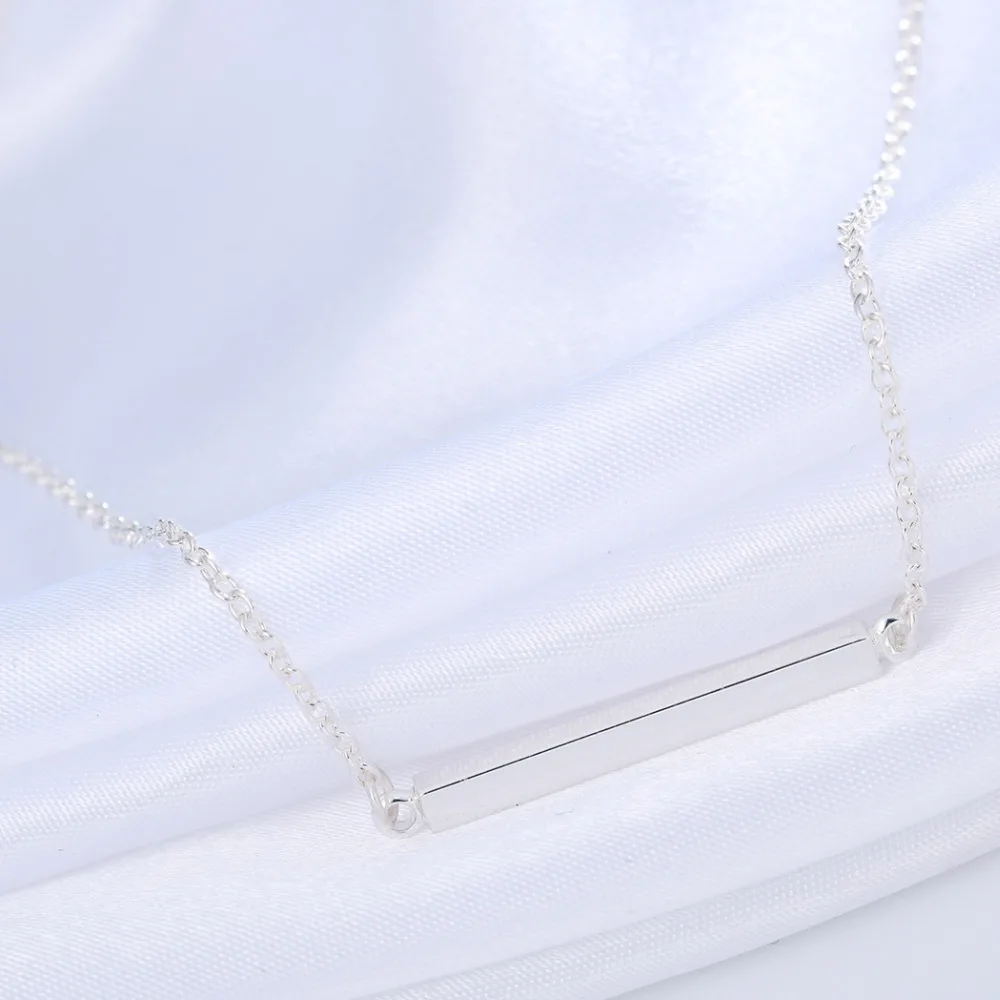 Простой квадратный современный кулон Cxwind в виде бара ожерелье для женщин