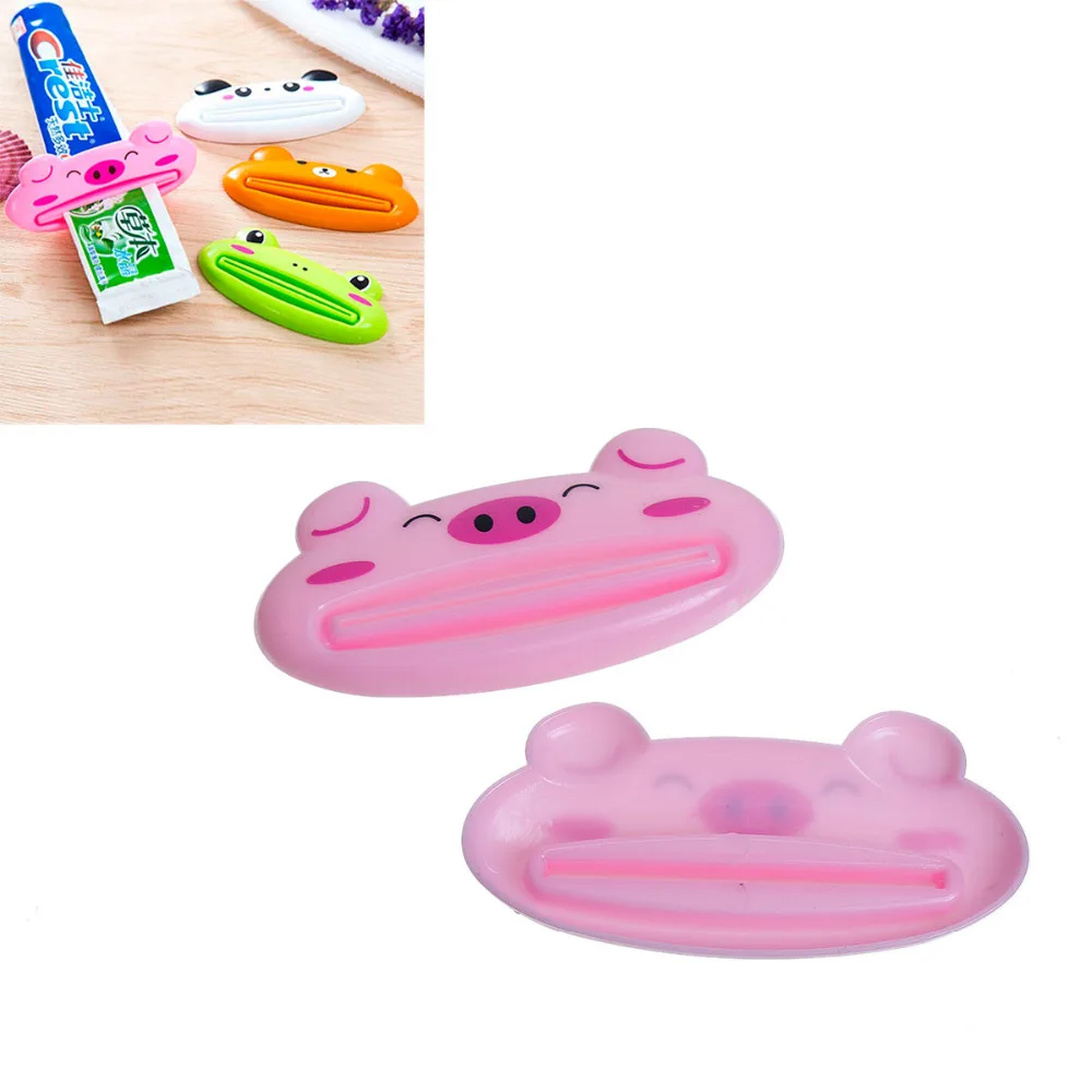 

1 Piece Plastic Cartoon Toothpaste Dispenser Cleanser Squeezer Extruder Bathroom Accessories Piggy / Frog / Bear / Panda 9x4.1cm